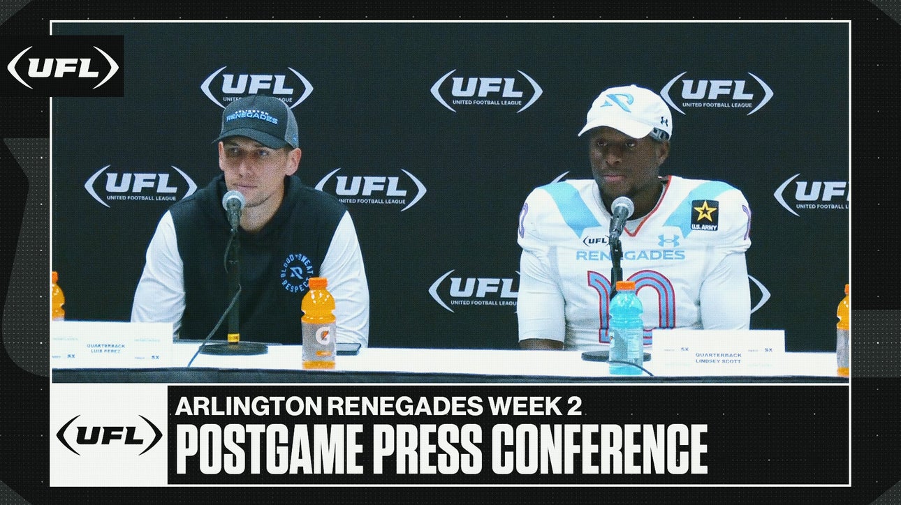Arlington Renegades Week 2 postgame press conference | United Football League