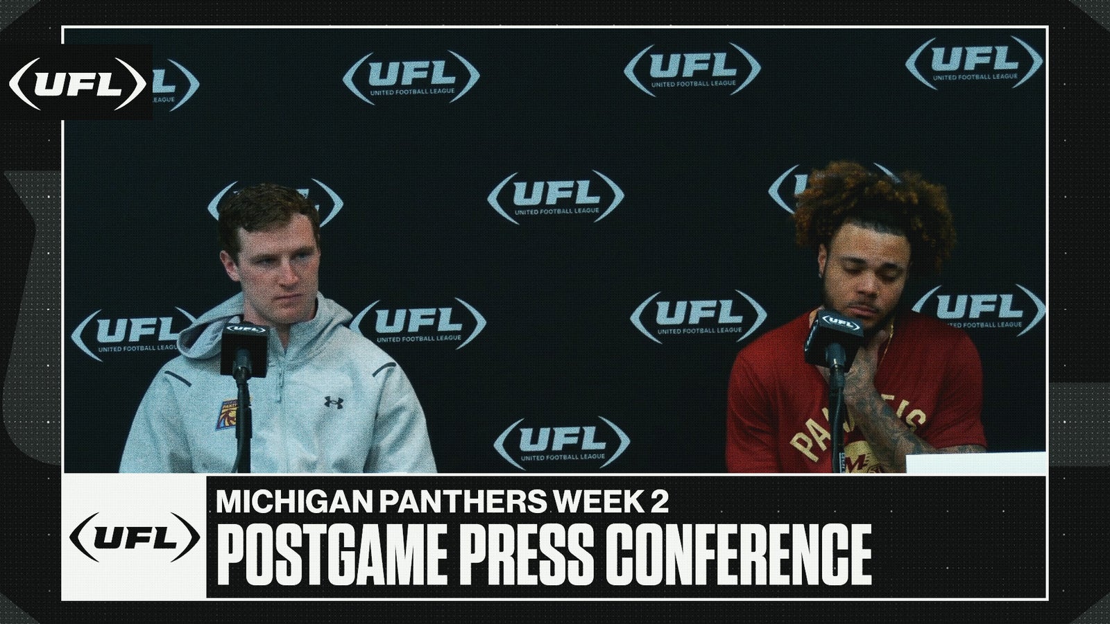 Michigan Panthers Week 2 postgame press conference