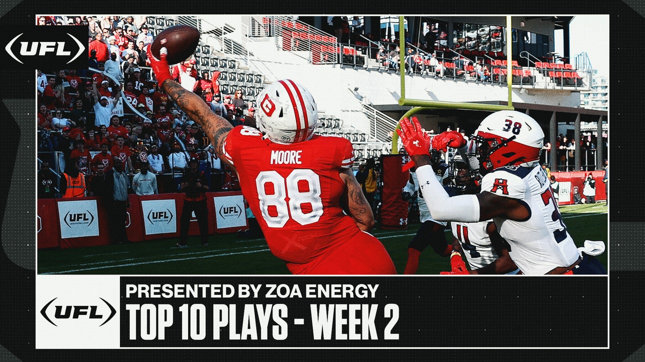 UFL Top 10 Plays from Week 2 presented by ZOA Energy | United Football League