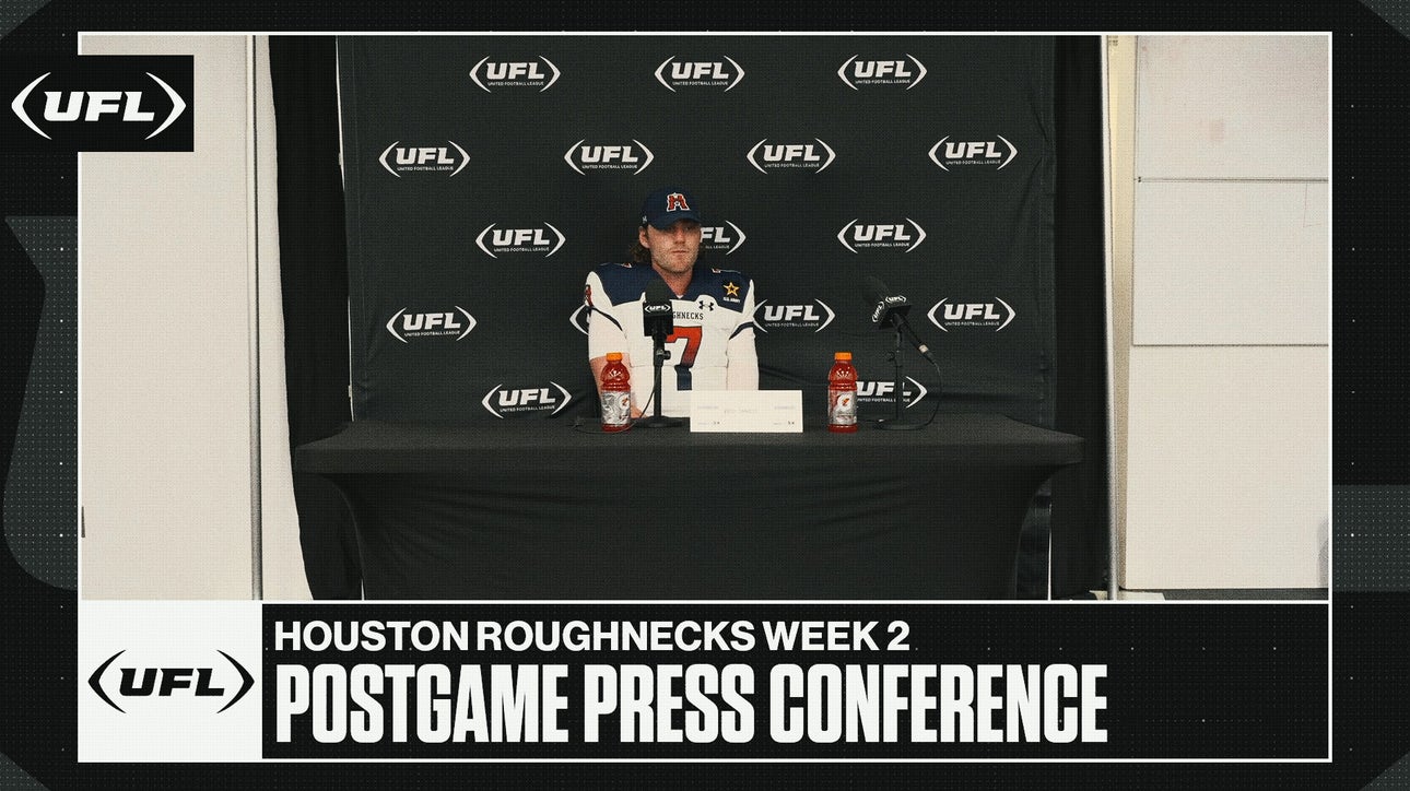 Houston Roughnecks Week 2 Postgame Press Conference | United Football League