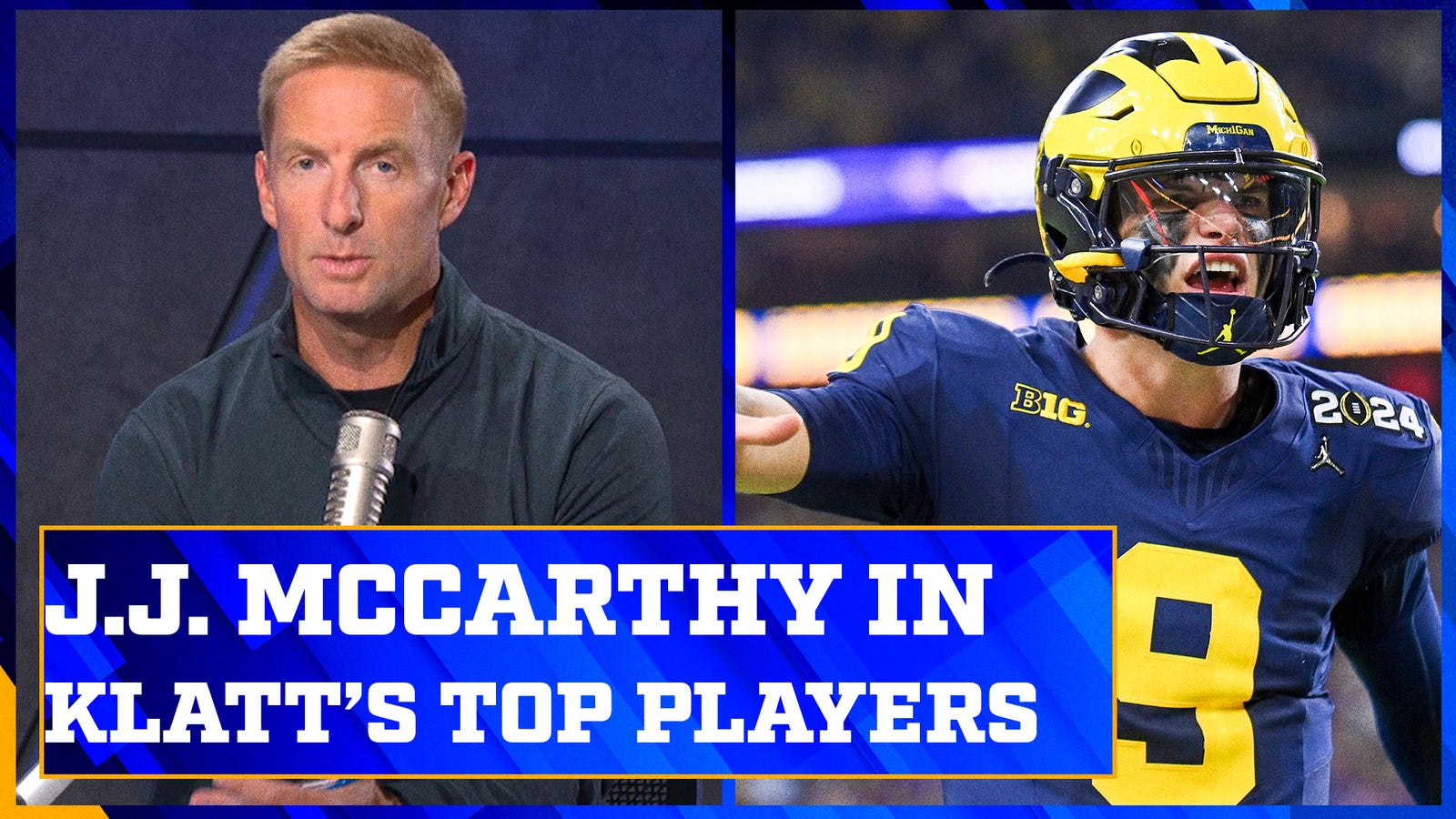 J.J. McCarthy & Bo Nix in Klatt’s top 50 players in 2024 draft 