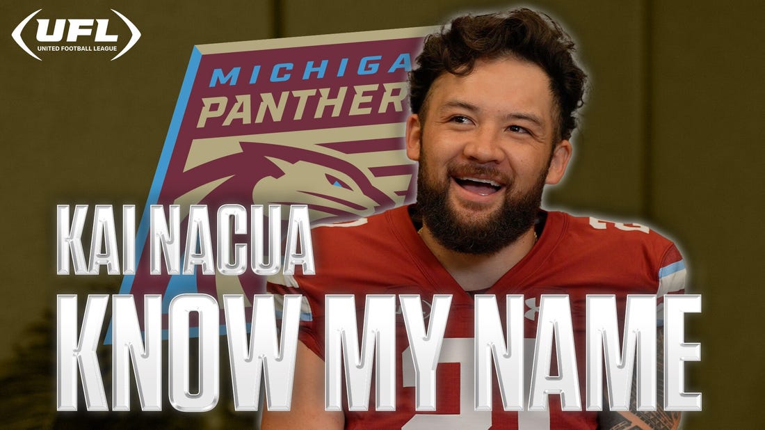 Panthers' Kai Nacua on his brother Puka Nacua, his journey to the UFL & more | Know My Name