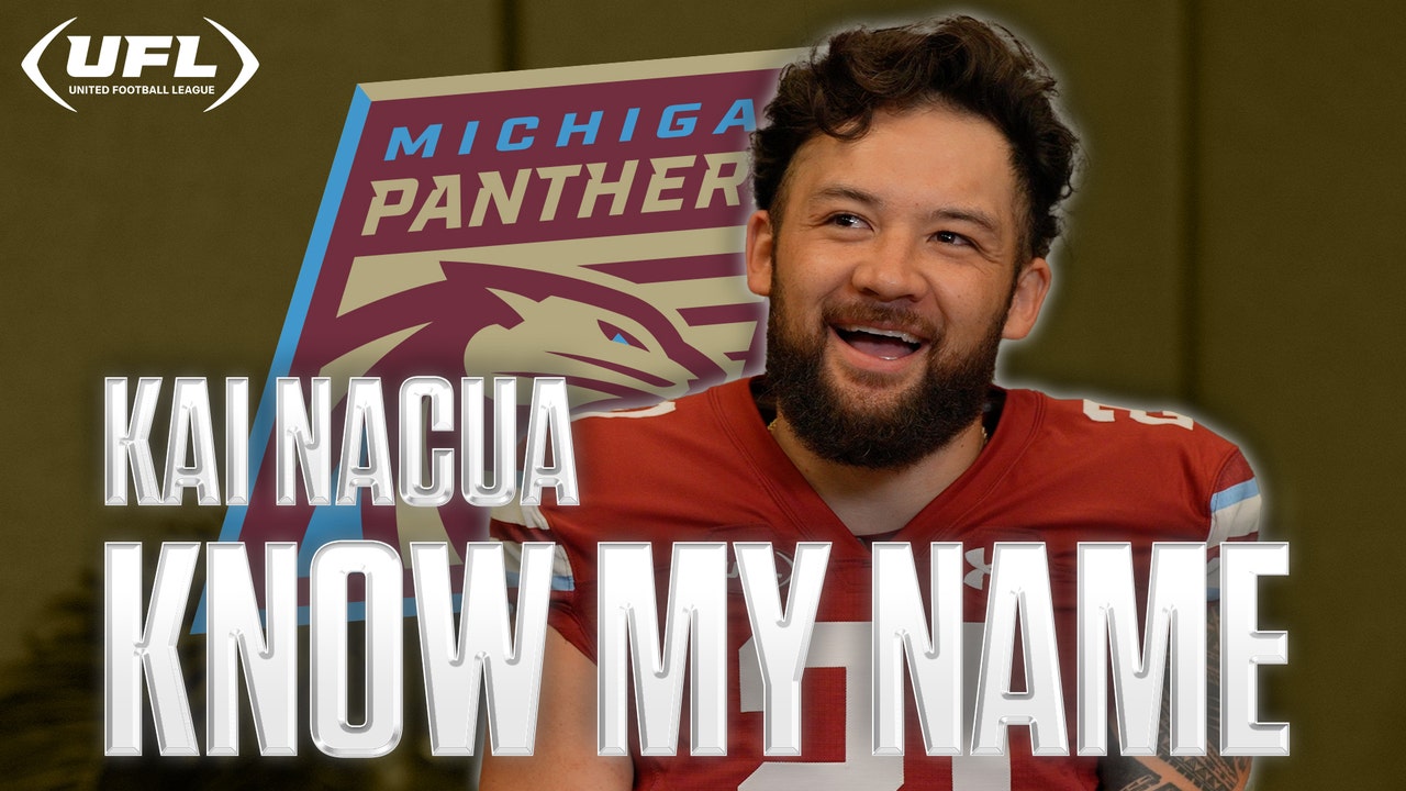 Panthers' Kai Nacua on his brother Puka Nacua, his journey to the UFL & more | Know My Name