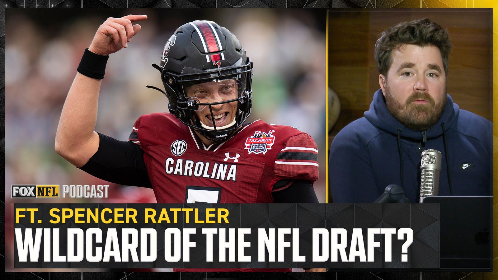 South Carolina QB Spencer Rattler on his stock rising in the draft