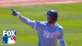 Bobby Witt cracks his second home run of the day to seal the Royals' 13-3 victory over the Astros