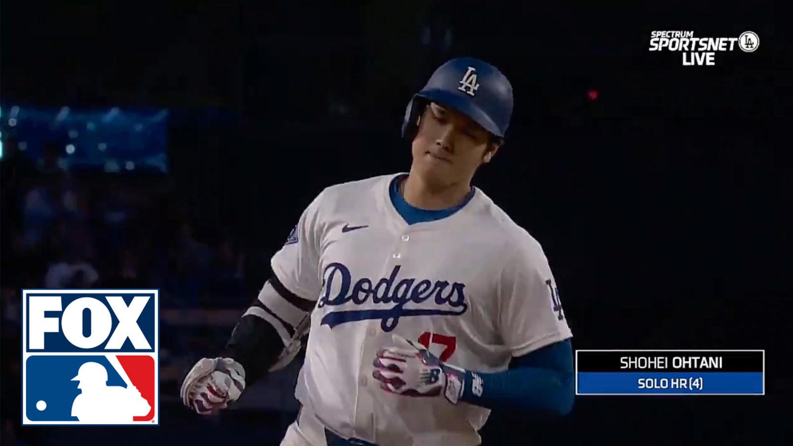 Shohei Ohtani smashes a solo home run to shrink Dodgers' deficit against Padres