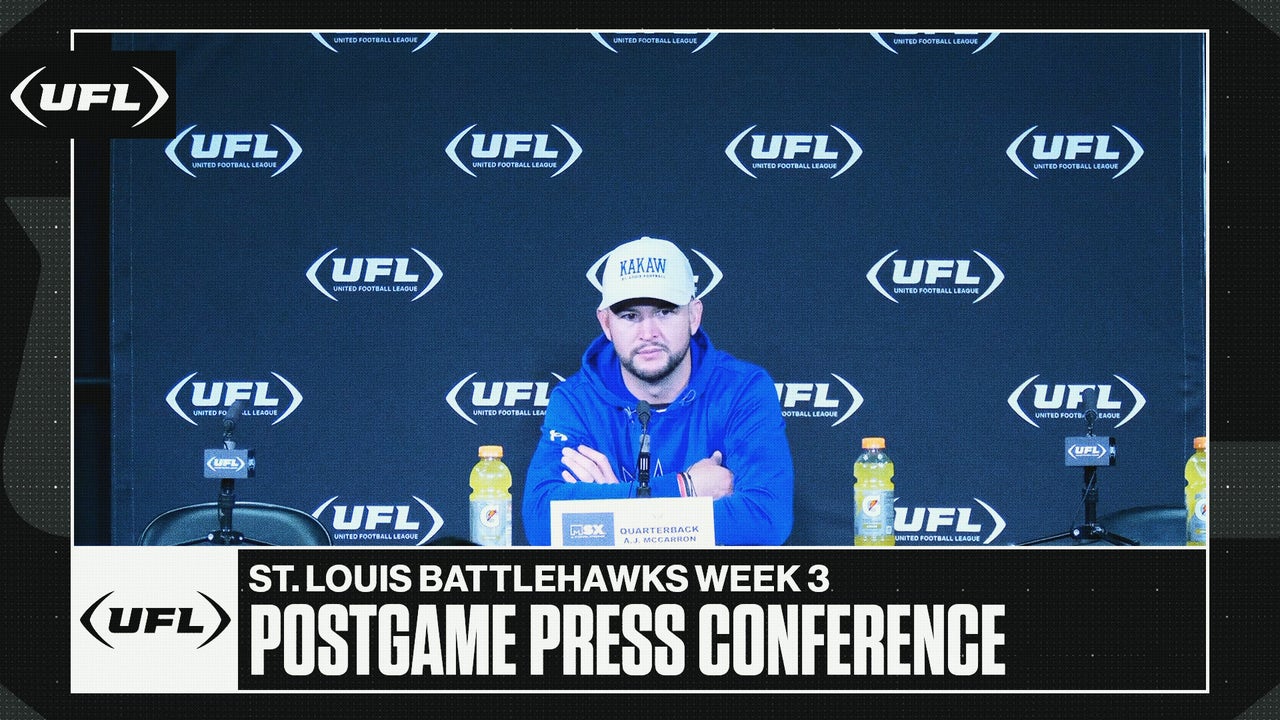 St. Louis Battlehawks Week 3 Postgame Press Conference | United Football League