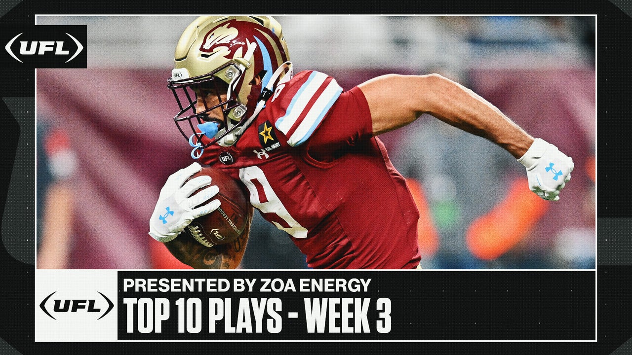 UFL Top 10 Plays from Week 3 presented by ZOA Energy | United Football League