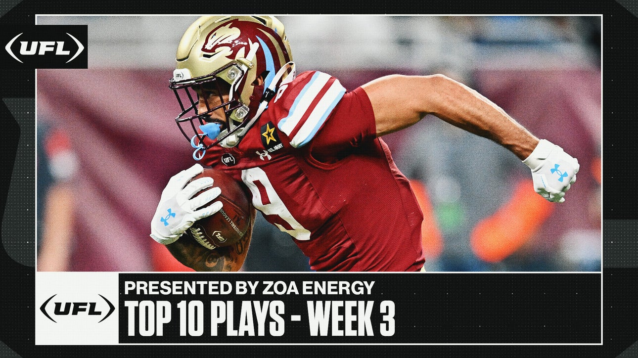 UFL Top 10 Plays from Week 3 presented by ZOA Energy | United Football League