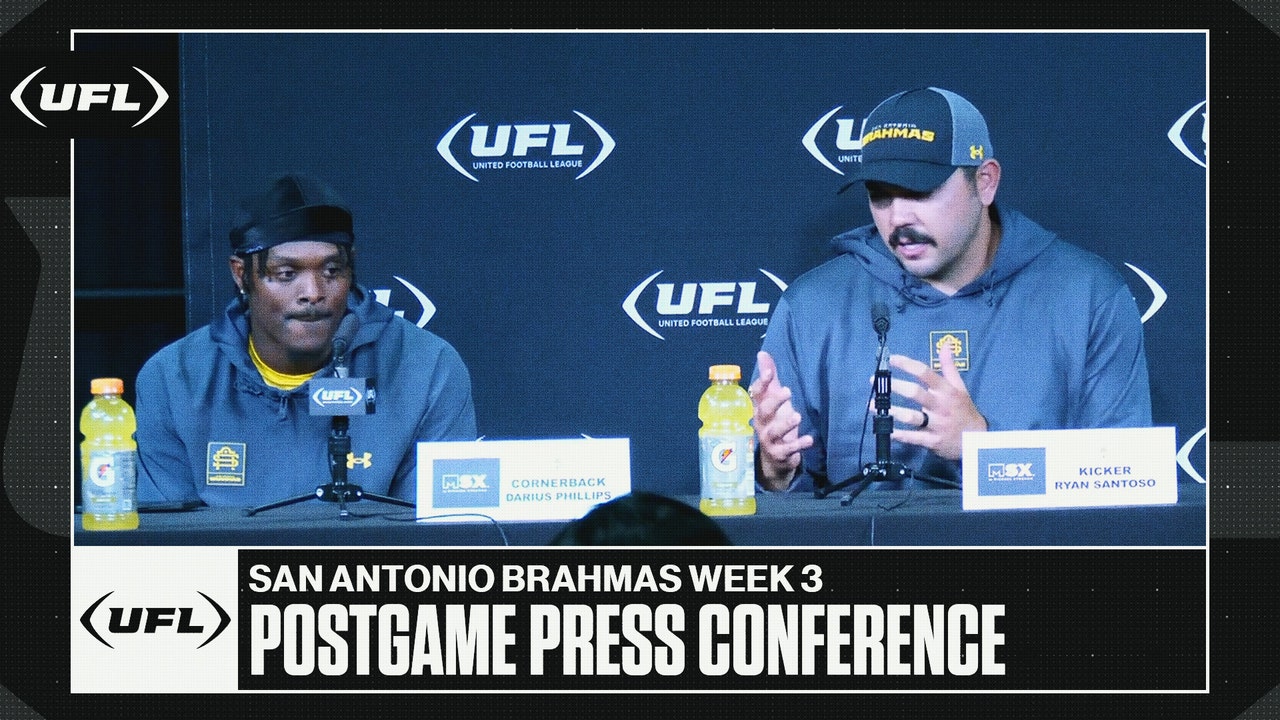 San Antonio Brahmas Week 3 Postgame Press Conference | United Football League