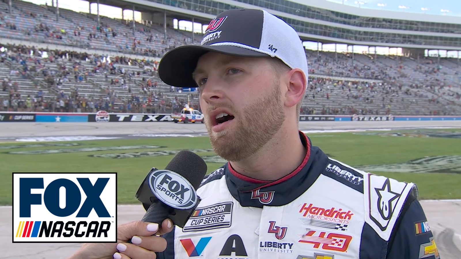 William Byron discusses the wild finish and making contact with Ross Chastain at Texas Motor Speedway