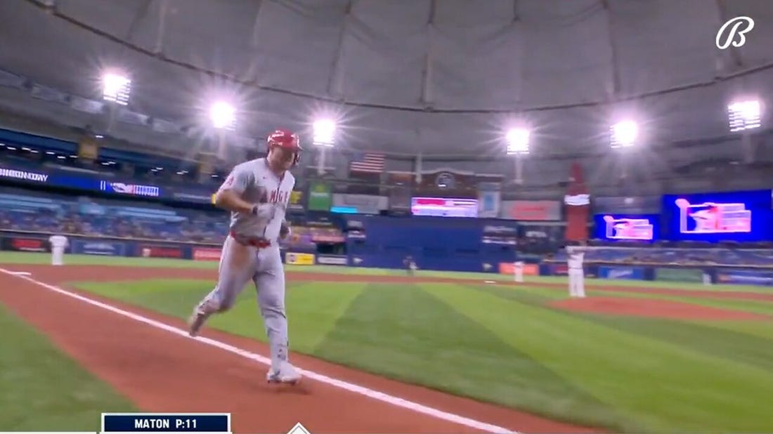 Angels' Mike Trout crushes a go-ahead, two-run home run vs. the Rays