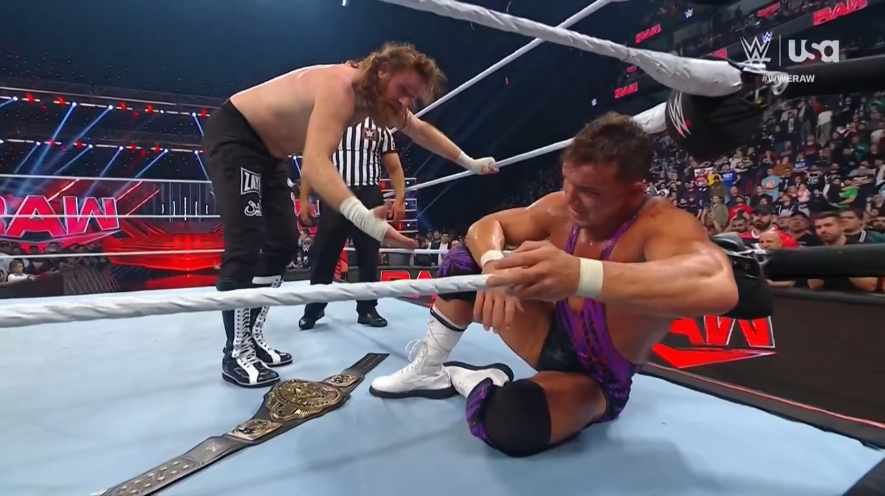Chad Gable rips Sami Zayn from his wife, turns on him after Intercontinental Title Match
