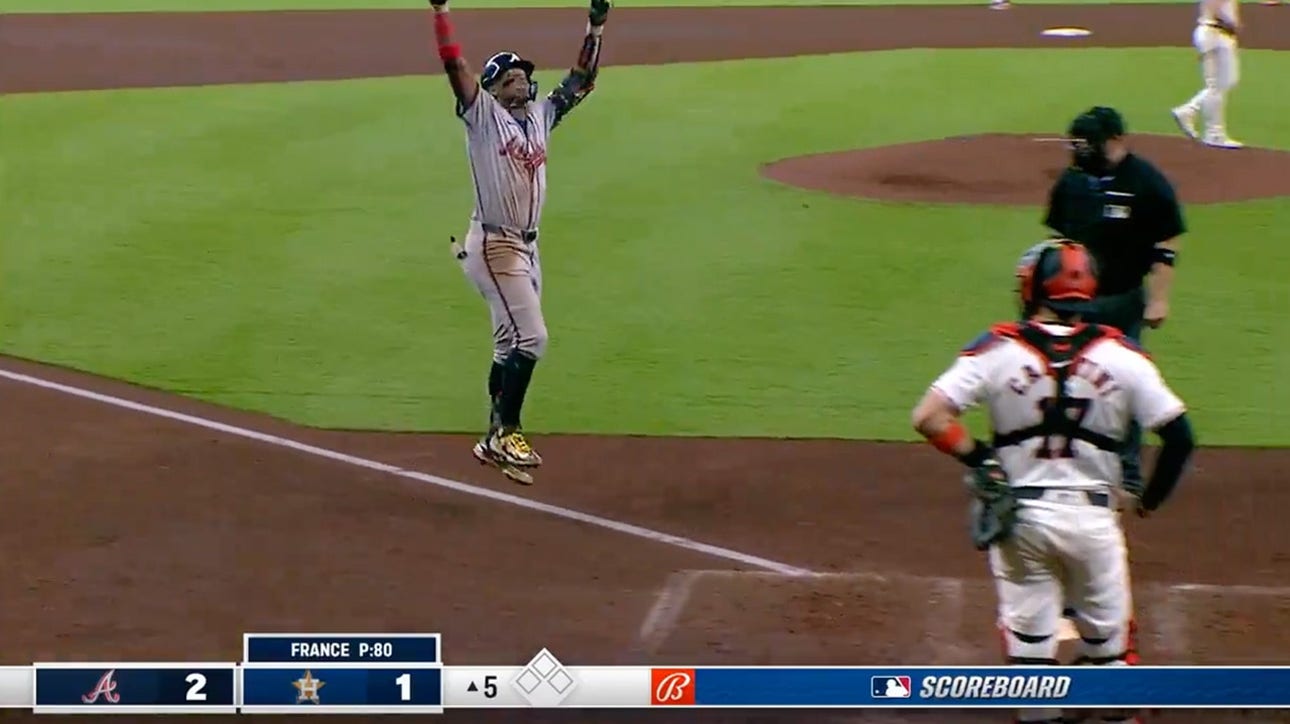 Braves' Ronald Acuña Jr. hits first home run of the season vs. Astros