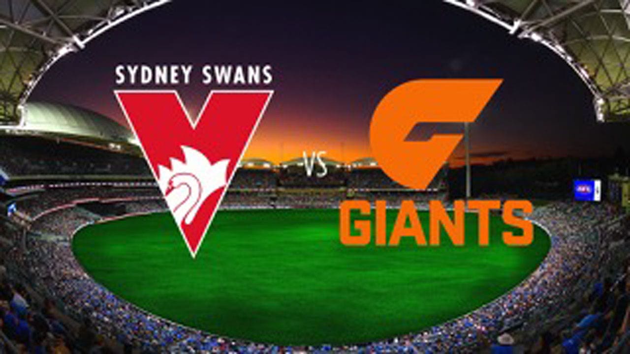 Sydney Swans Vs Gws Giants Fox Sports