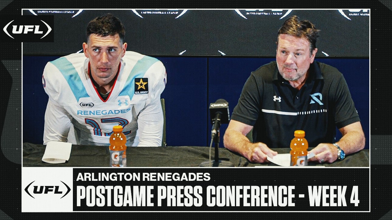 Arlington Renegades week 4 postgame presser | United Football League