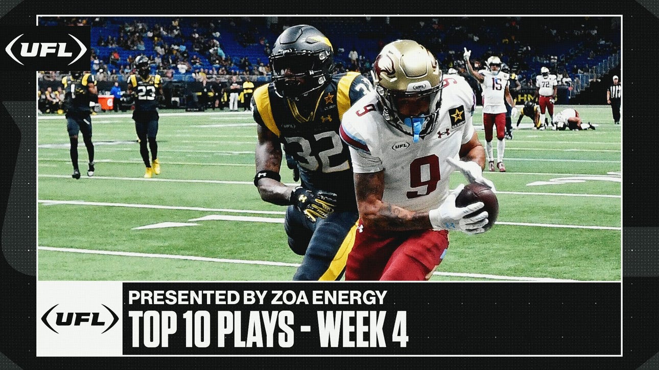 UFL Top 10 Plays from Week 4 presented by ZOA Energy | United Football League