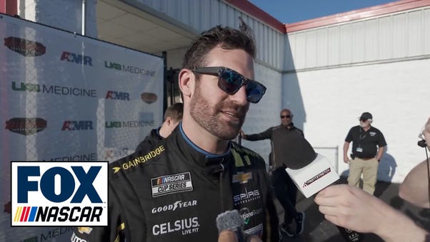 Corey LaJoie explains what happened when he flipped on the final lap at Talladega | NASCAR on FOX