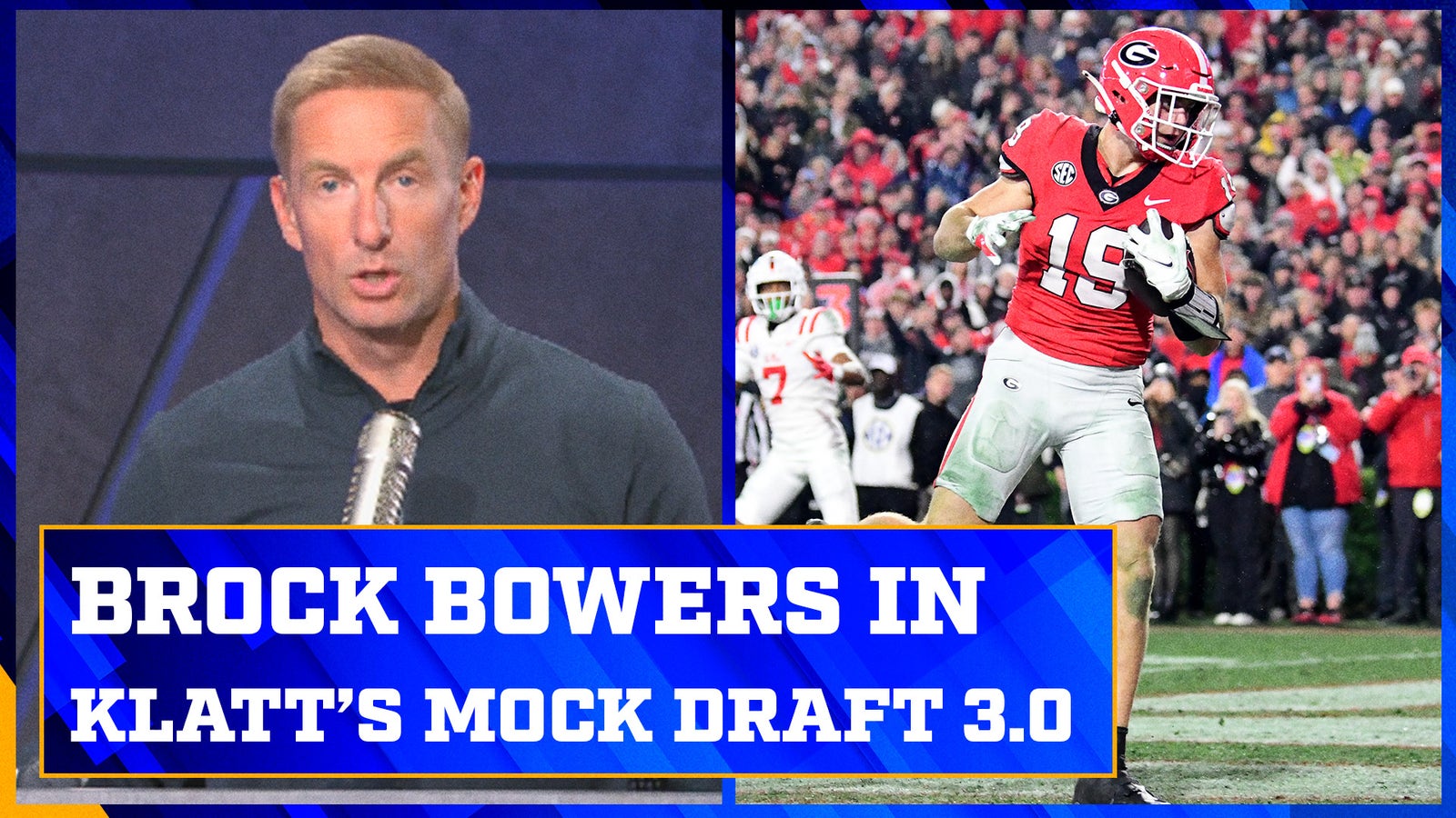 Bo Nix and Brock Bowers in Joel Klatt's Mock Draft 3.0 