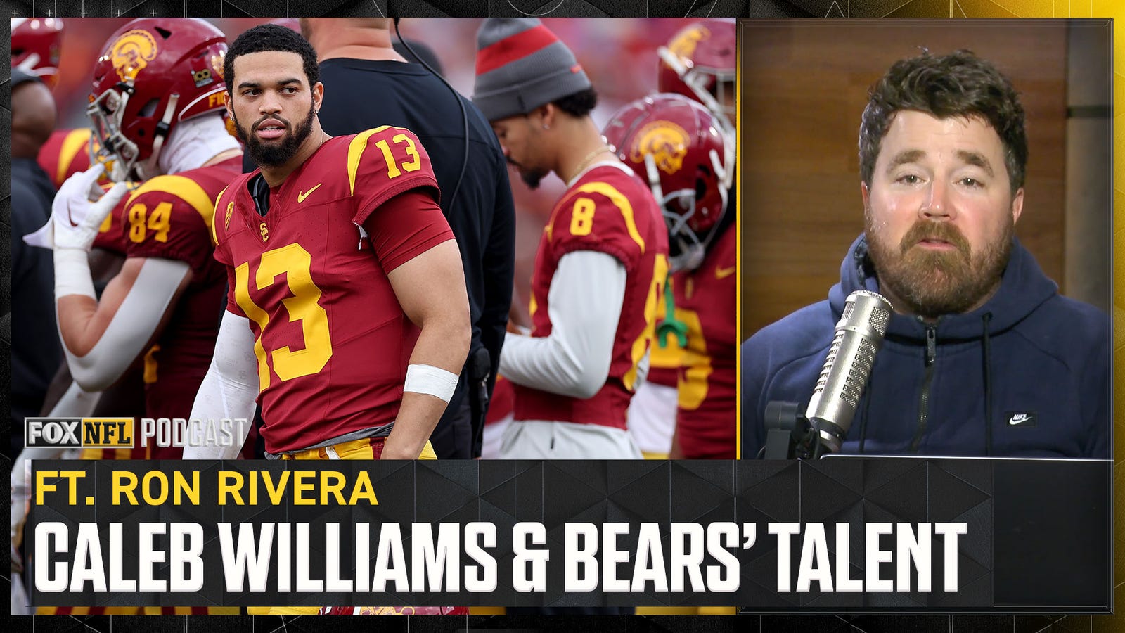 Ron Rivera on Caleb Williams' potential with Chicago Bears & value of QBs in draft