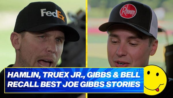 Joe Gibbs Racing drivers debate tire wear vs. horsepower, Bill Elliott vs. Dale Jr., and more!