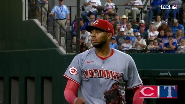 Hunter Greene compiles six strikeouts in Reds' 8-4 victory over Rangers 