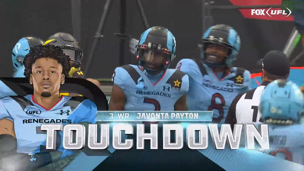 Luis Perez links up with J.P. Payton for a 52-yard TD, shrinking Brahmas' lead over Renegades