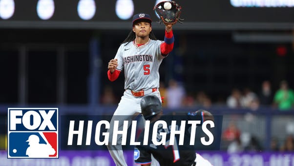 Nationals vs. Marlins Highlights | MLB on FOX