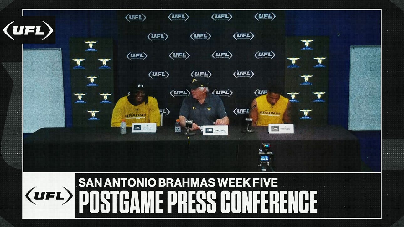San Antonio Brahmas Week 5 Postgame Press Conference | United Football League