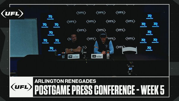 Arlington Renegades Week 5 postgame press conference 