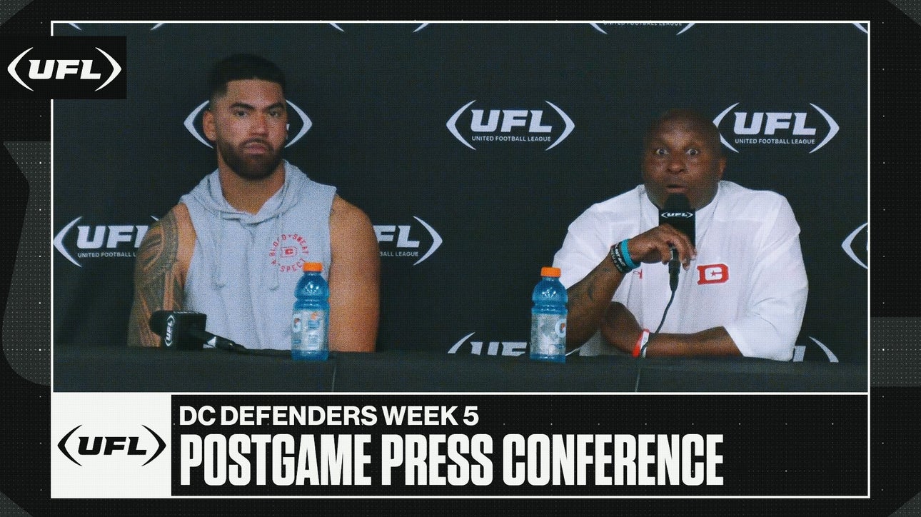 D.C. Defenders Week 5 Postgame Press Conference | United Football League