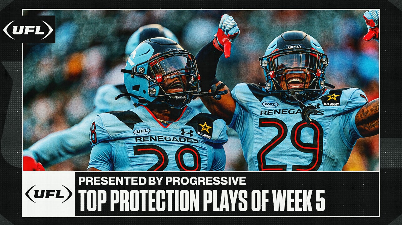 Top protection plays of Week 5 presented by Progressive | United Football League