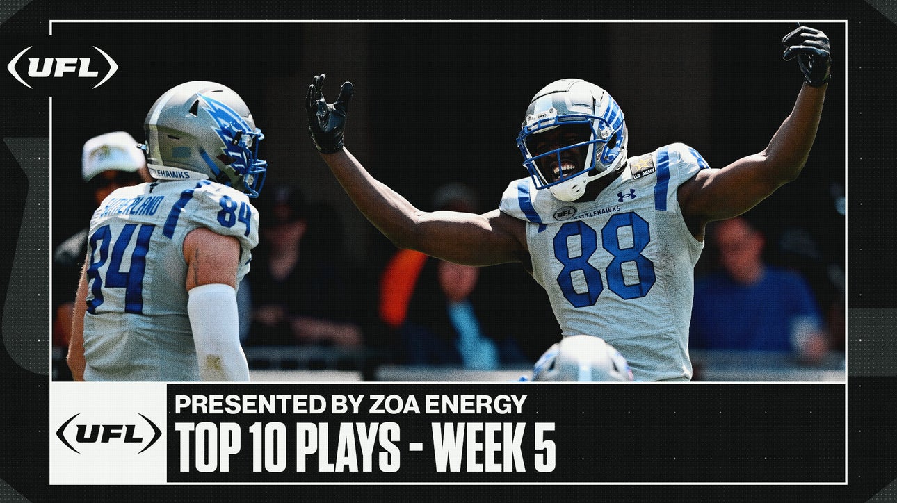 UFL Top 10 Plays from Week 5 presented by ZOA Energy | United Football League