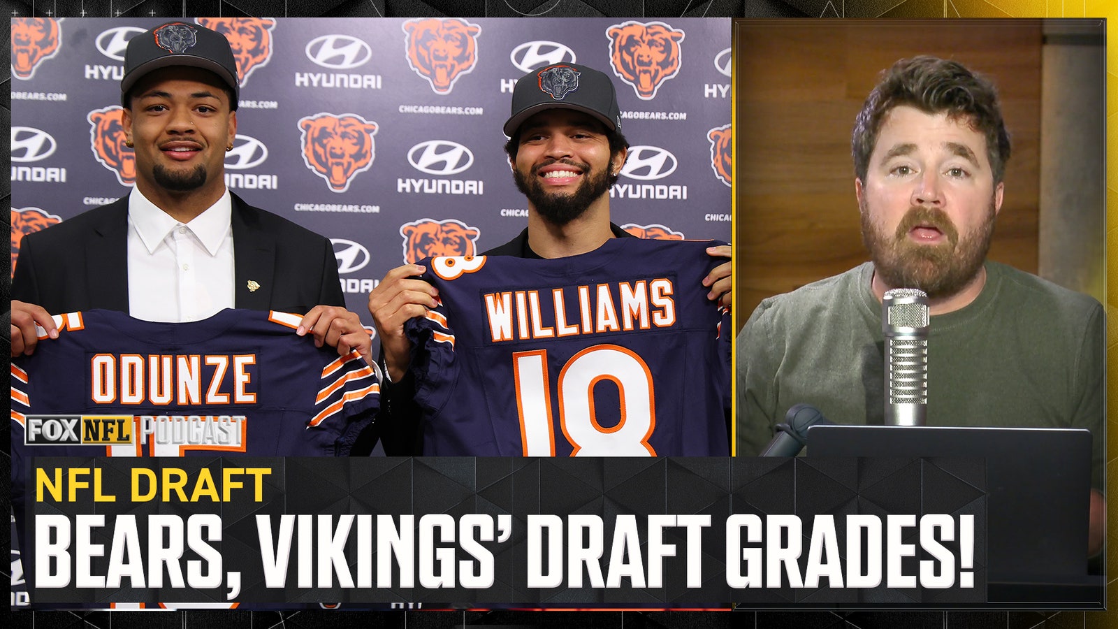 Grading the Bears and Vikings' 2024 NFL Draft picks