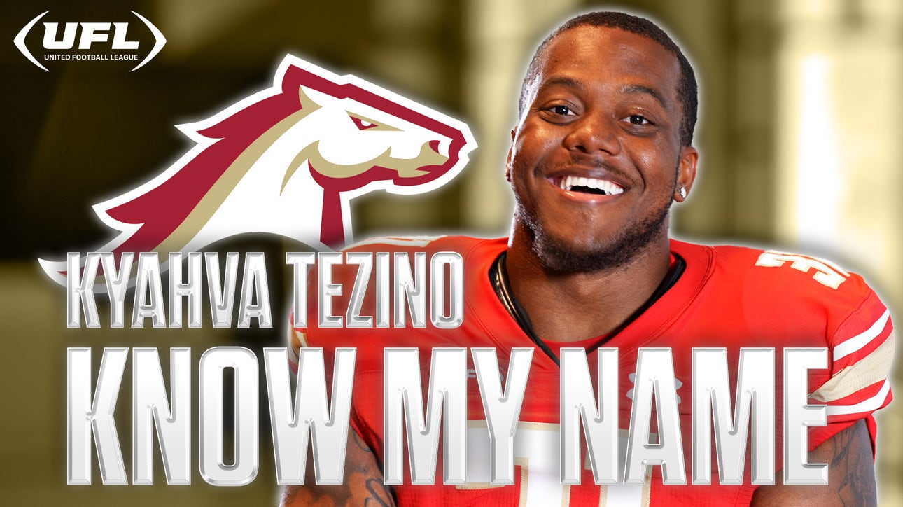 Stallions' Kyahva Tezino wants to be 'Mr. Everything' on and off the field | Know My Name