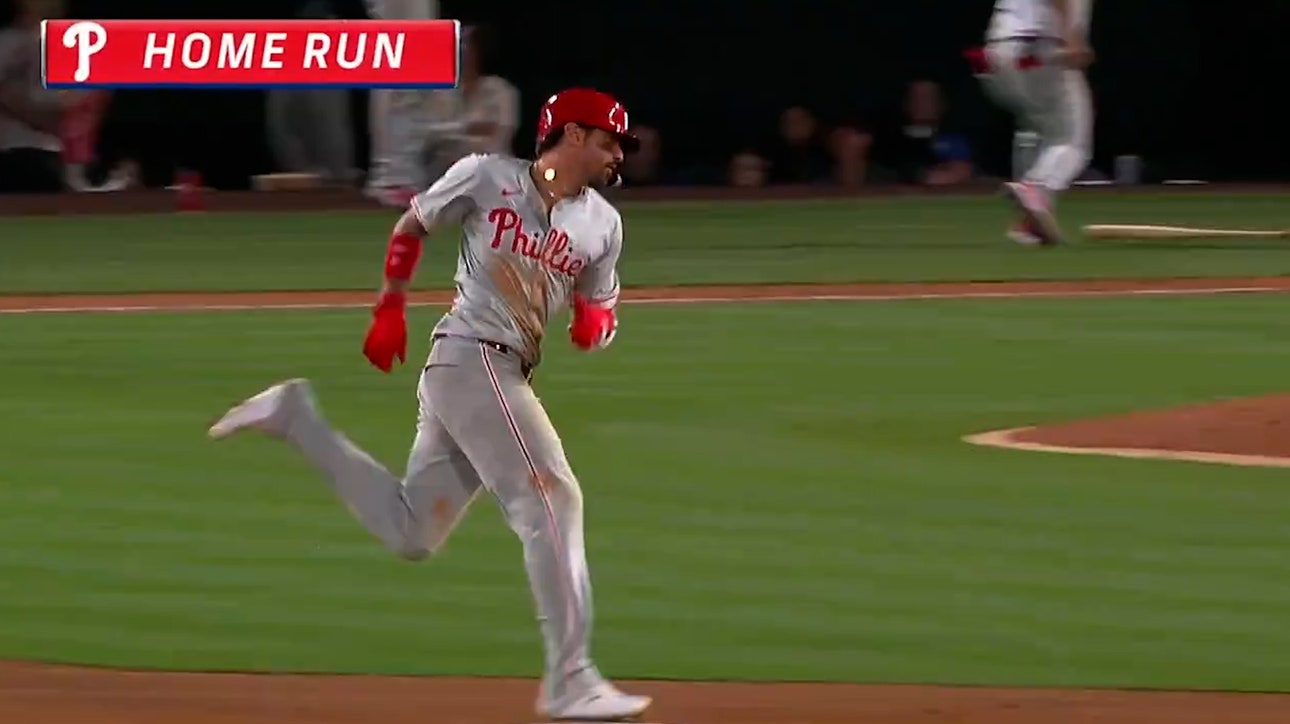 Nick Castellanos and Johan Rojas both homer in the ninth against the Angels to secure the win for the Phillies