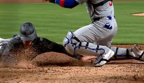 Cubs and Mets ends in wild fashion with a debatable blocking the plate call between Pete Alonso and Miguel Amaya