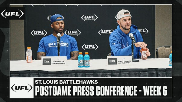 St. Louis Battlehawks week 6 postgame press conference | United Football League