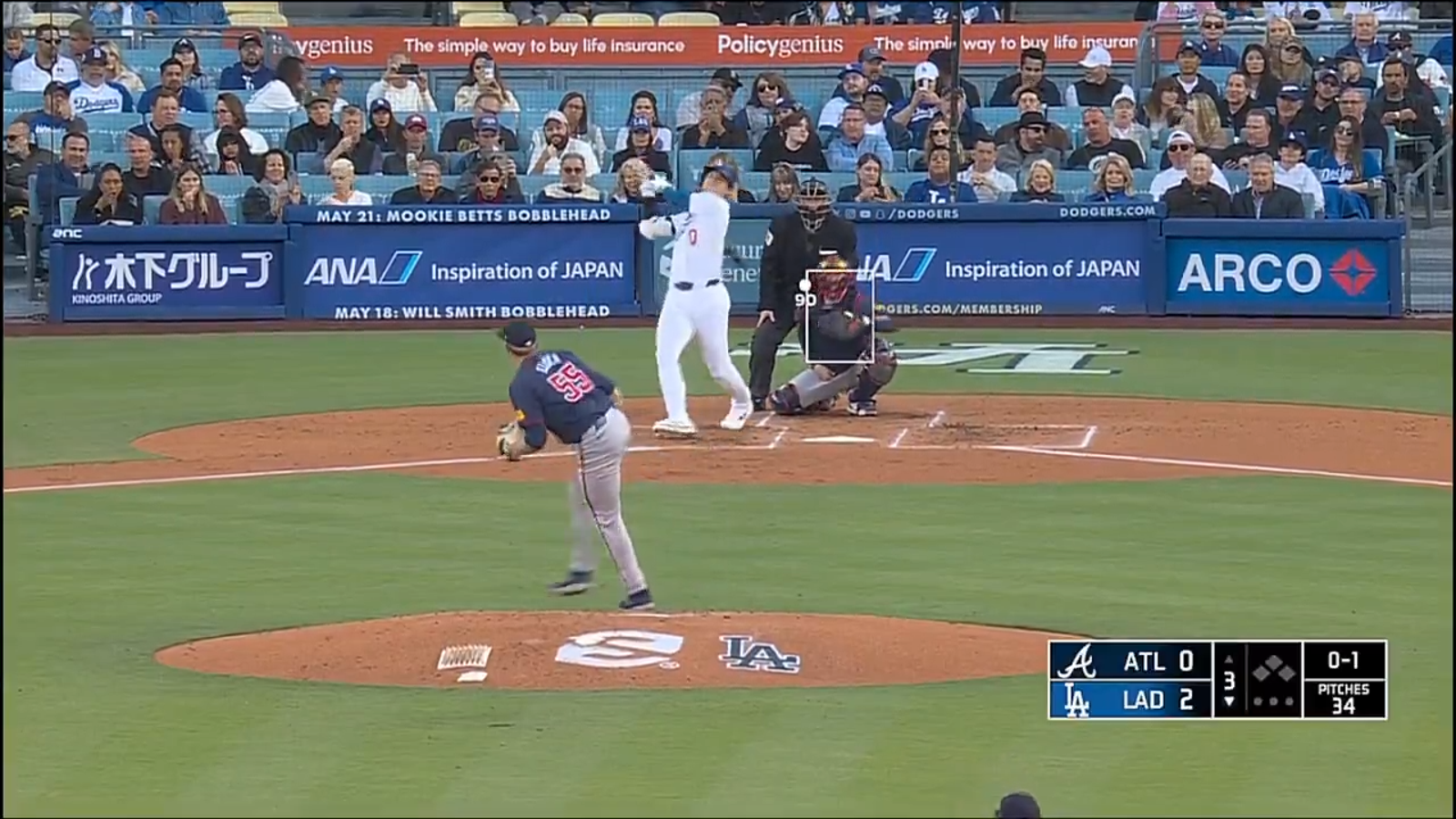 Shohei Ohtani CRUSHES solo HR as Dodgers extend lead vs. Braves