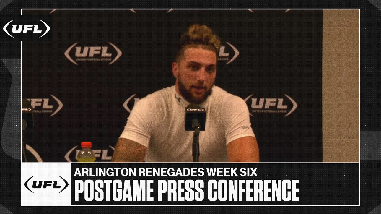 Arlington Renegades Week 6 postgame press conference | United Football League