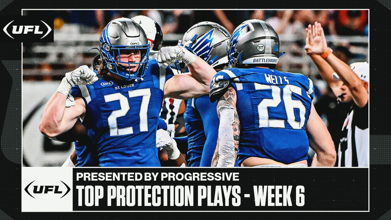 Top protection plays of week 6 presented by Progressive | United Football League
