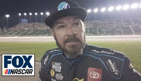 Martin Truex Jr. said he would have caught Denny Hamlin if there was no late caution