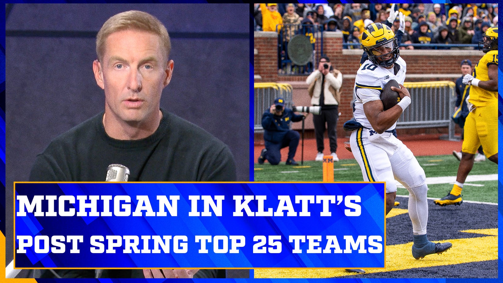Ohio State, Michigan and Utah in Joel Klatt's Top 25 after spring