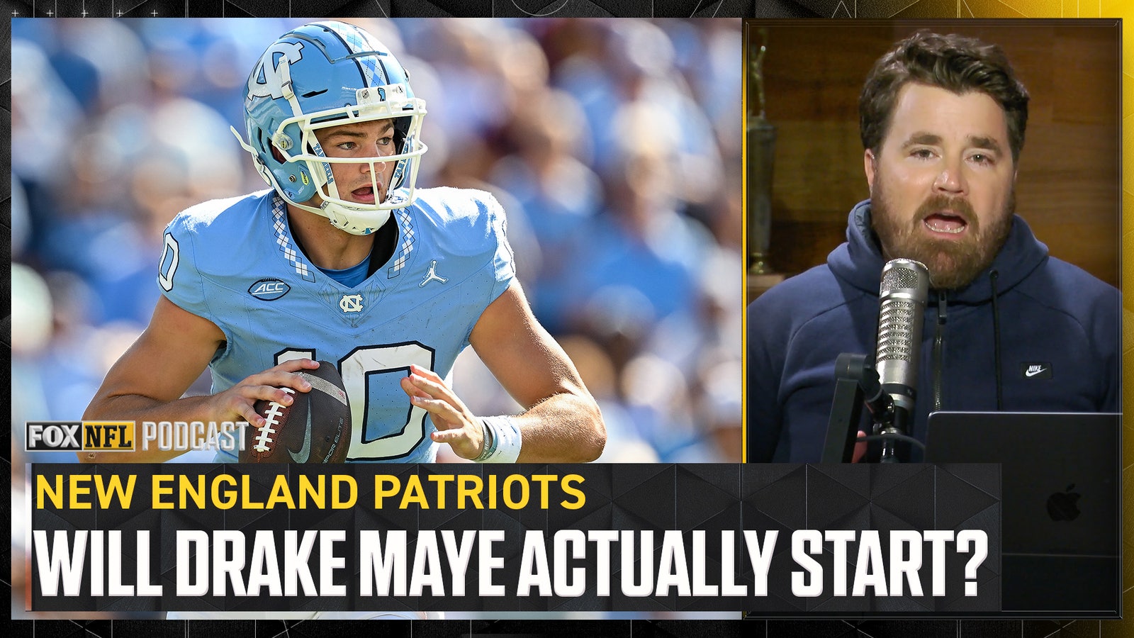 Will the New England Patriots SIT Drake Maye in favor of Jacoby Brissett?