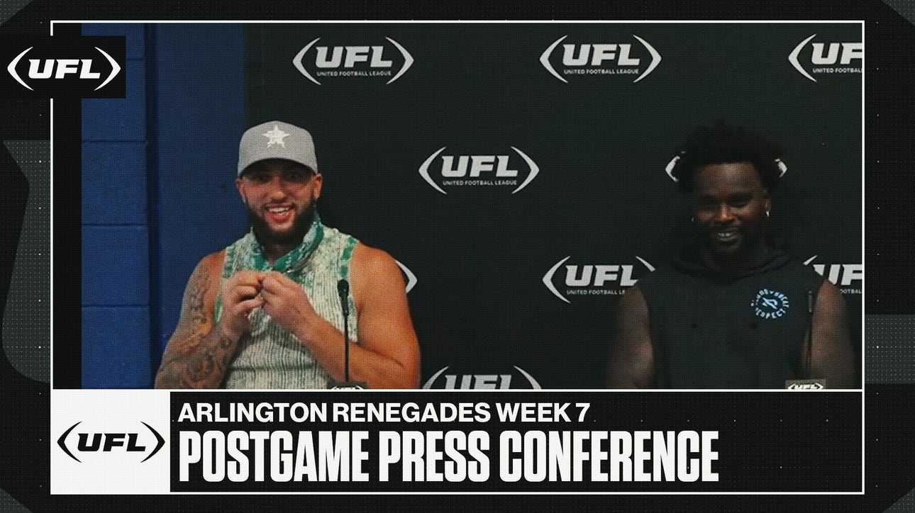 Arlington Renegades Week 7 postgame press conference | United Football League