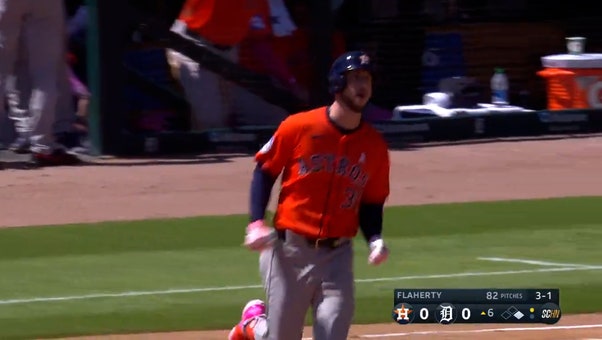 Kyle Tucker smashes a two-run home run, giving Astros lead over Tigers