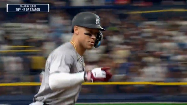 Yankees' Aaron Judges blasts a two-run home run, extending lead over Rays
