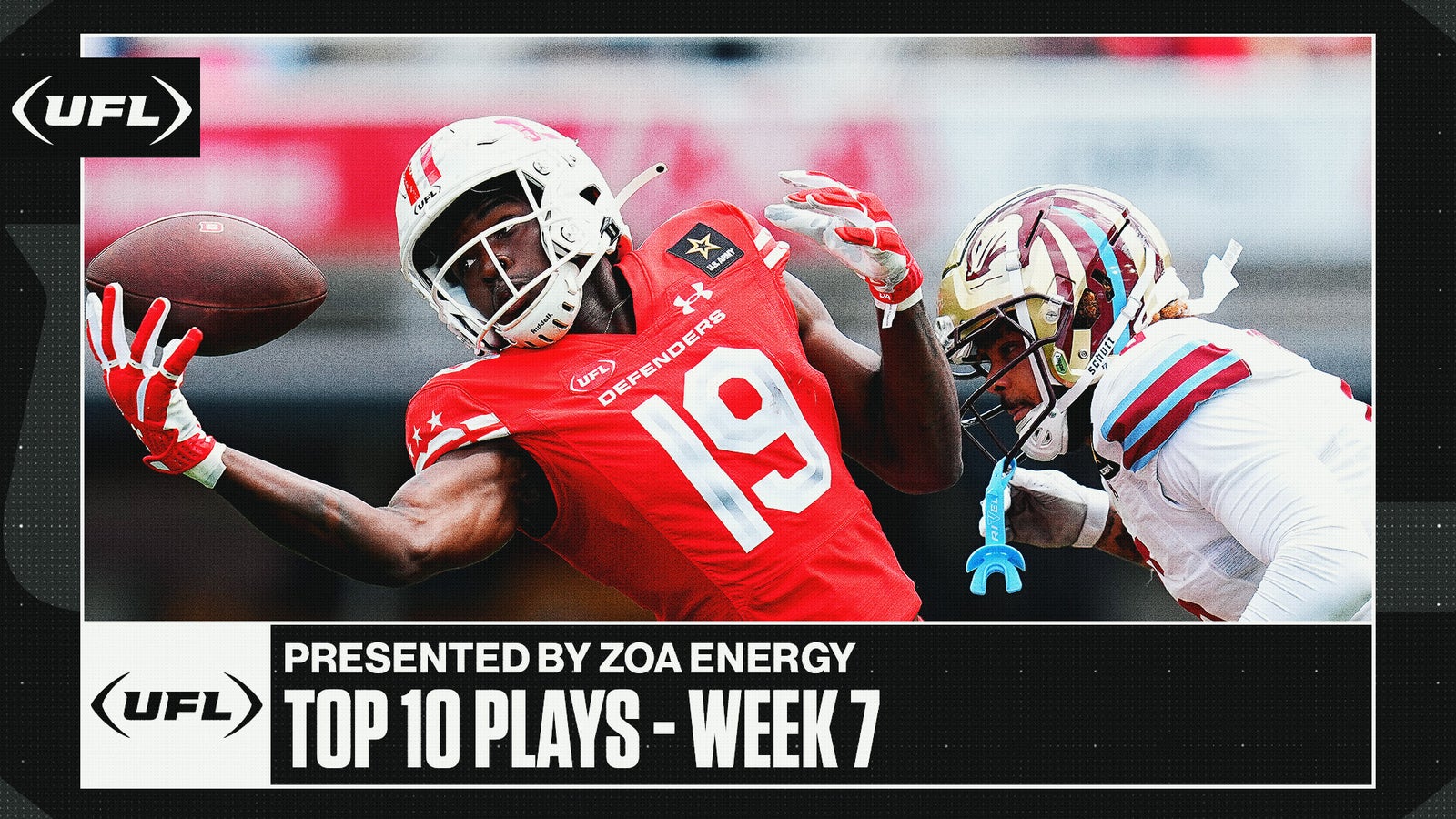 UFL Top 10 Plays from Week 7 presented by ZOA Energy 