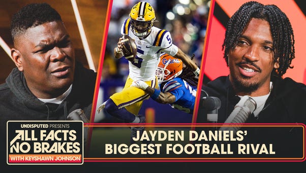 Jayden Daniels Reveals His Biggest Football Rival: ‘They talk too much’ | All Facts No Brakes