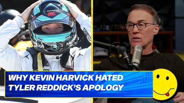 Kevin Harvick reacts to Tyler Reddick’s apology to Chris Buescher, ‘It’s just pathetic.’ 